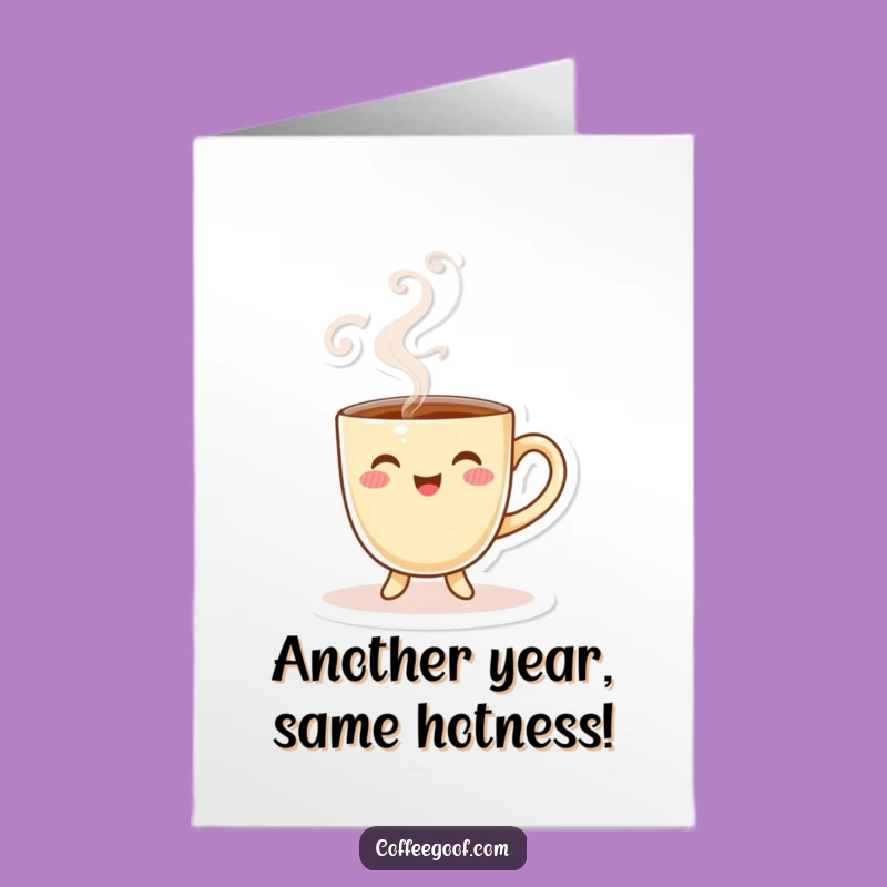 Funny Free Printable Coffee Cup Birthday Card - Downloadable DIY Gift!
