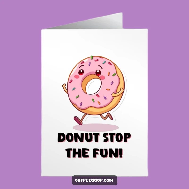 Free Printable Happy Birthday Donut Card: Sprinkle Some Fun Downloadable Gift!