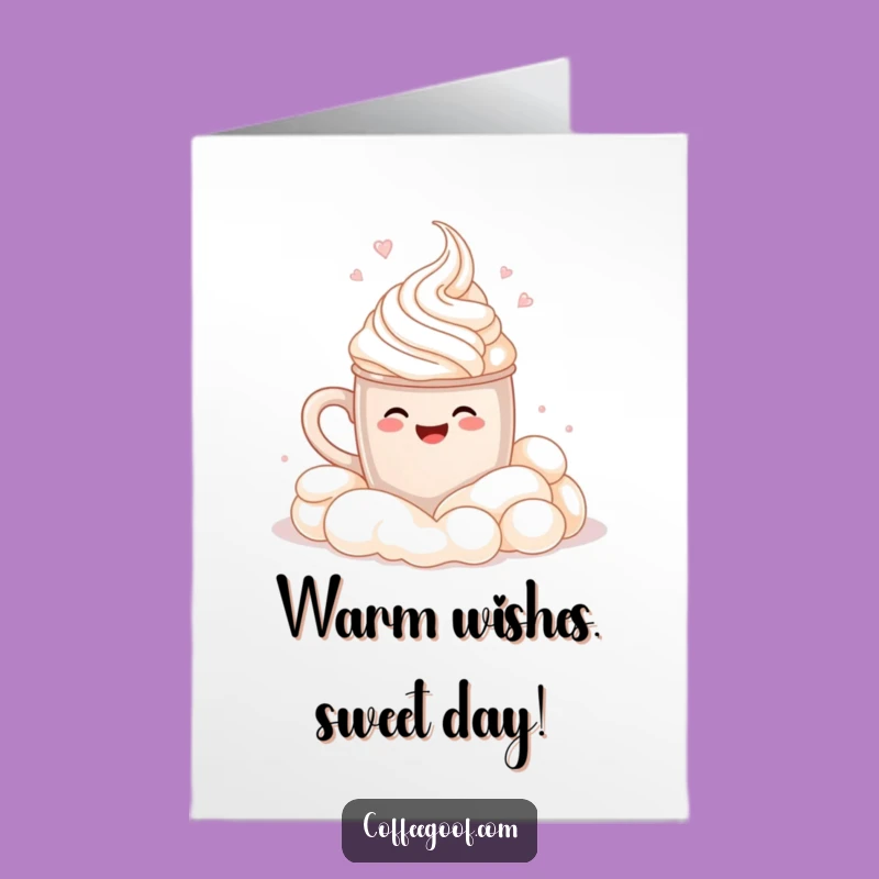Free Printable Cocoa Mug Birthday Card - Funny Downloadable Gift for Coffee & Chocolate Lovers