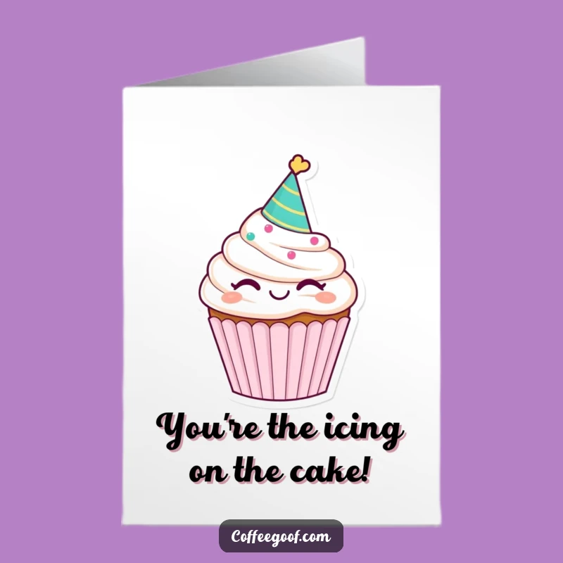 Free Printable Congrats Cupcake Card Funny - Winking Sweet Treat Downloadable Gift
