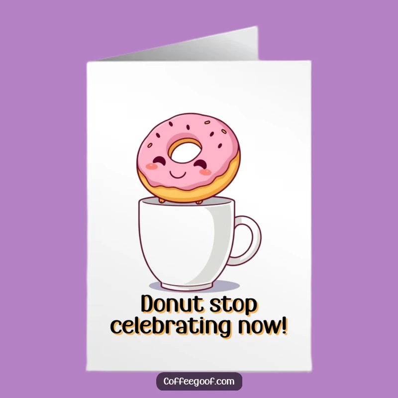 Hilarious Free Printable Donut Congrats Card - Sweet Success Downloadable