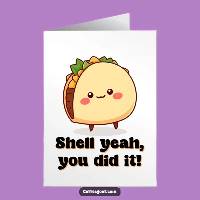 Free Printable Taco Card: Hilarious Congratulations Downloadable Gift!