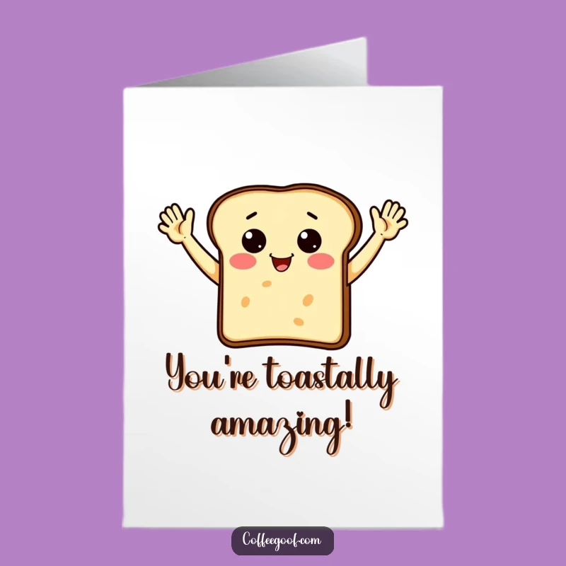 Free Printable Toast Congratulations Card: Waving Arms Cheer Downloadable