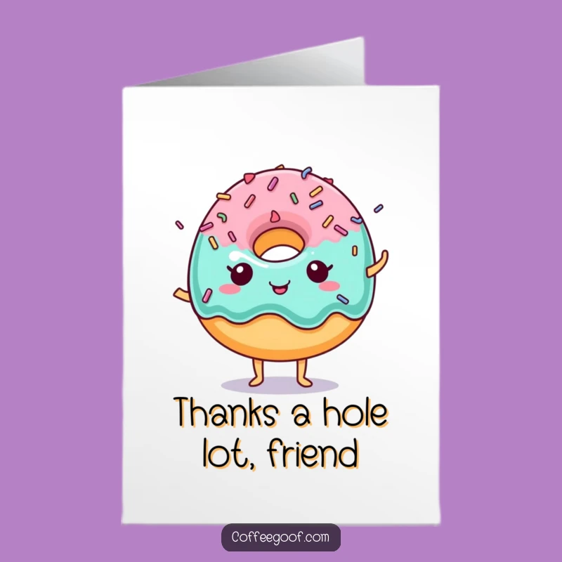 Free Printable Donut Thank You Card - A Sprinkle of Gratitude!