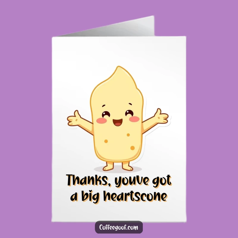 Free Printable Scone Thank You Card - Embrace Gratitude Downloadable!