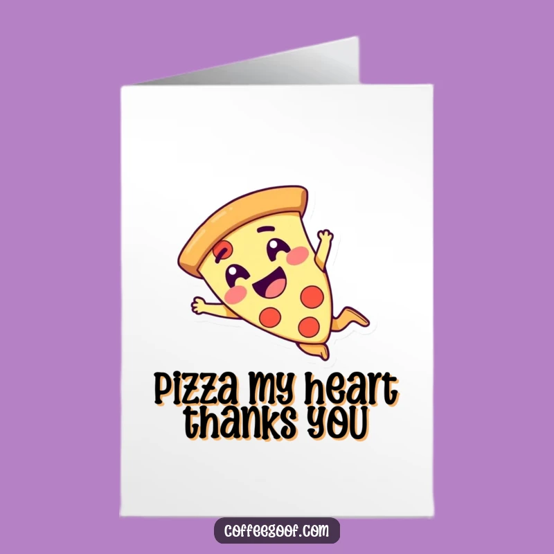 Free Printable Thank You Card: Pizza Dive, A Slice of Gratitude with Downloadable Fun