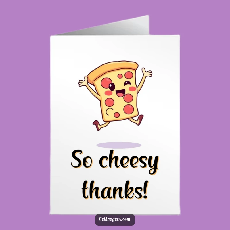 Free Printable Thank You Pizza Card - Funny Downloadable Gift for Pizza Enthusiasts