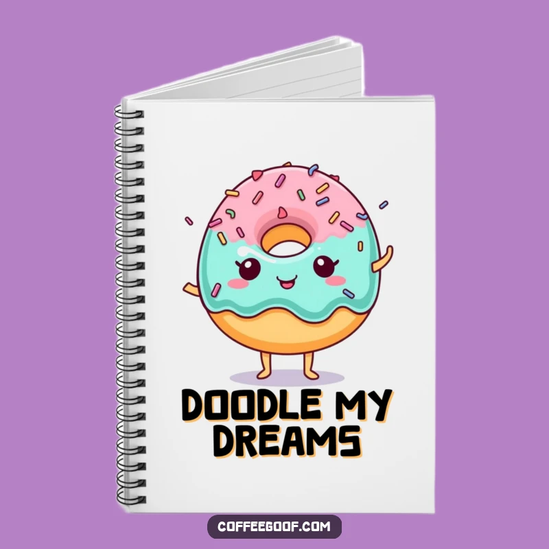 Funny Donut Notebook: Dancing Sprinkles, Sweet Journaling & Delightful Gift