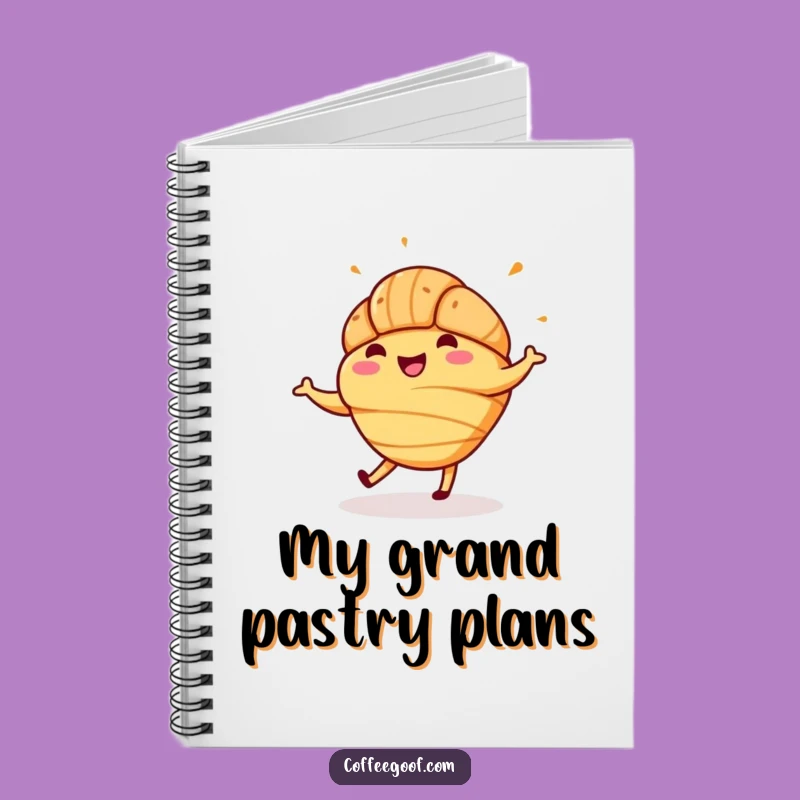 Funny Croissant Jig Notebook: Jot Down Your Ideas with this Joyful Pastry Pal