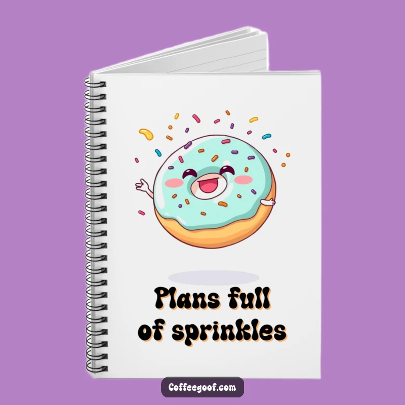 Funny Donut Juggling Notebook: Journal Sweet Design, Perfect Stationery Gift!