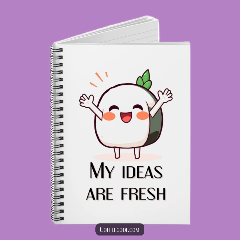 Funny Sushi Wave Notebook: Jot Down Ideas with a Smile, Great Gift