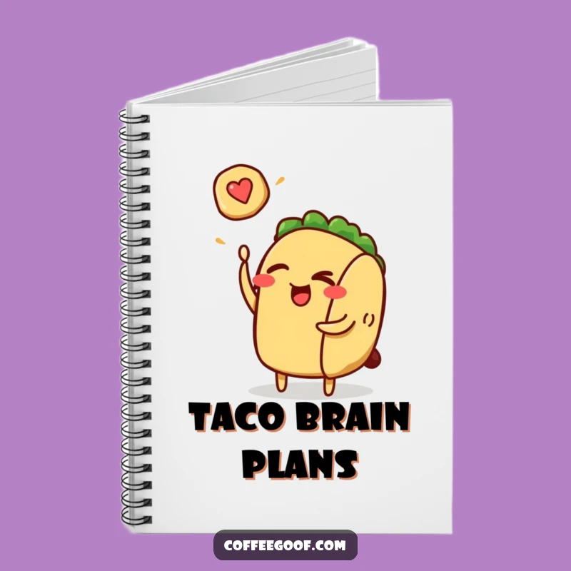 Funny Taco Pancake Notebook - Hilarious Journal for Foodie Adventures