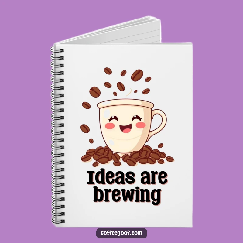 Funny Coffee Juggling Notebook: Bean Ideas Gift