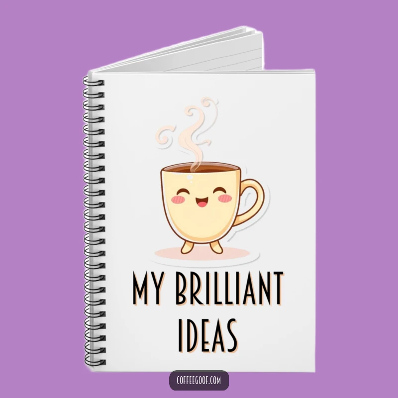 Funny Coffee Cup Notebook: Playful Steam Character, Journaling Fun & Giggle-Inducing Gift
