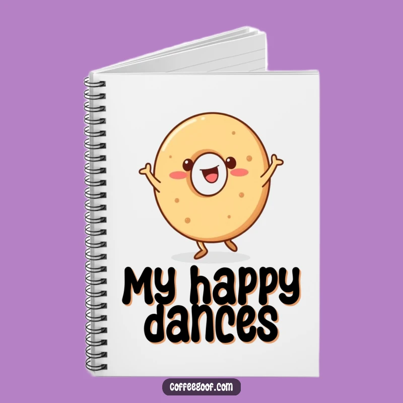 Funny Bagel Notebook: Happy Jig, Cheerful Journaling & Fun Gift
