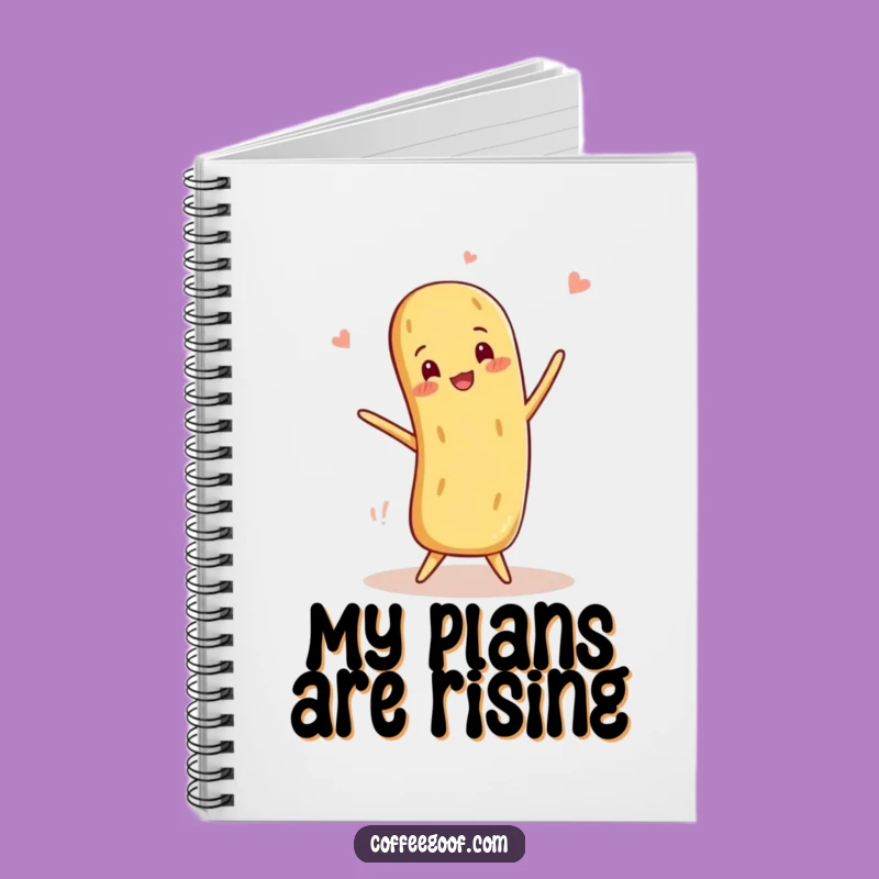 Funny Baguette Balance Notebook: Jot Down Ideas with Flair, Great Gift