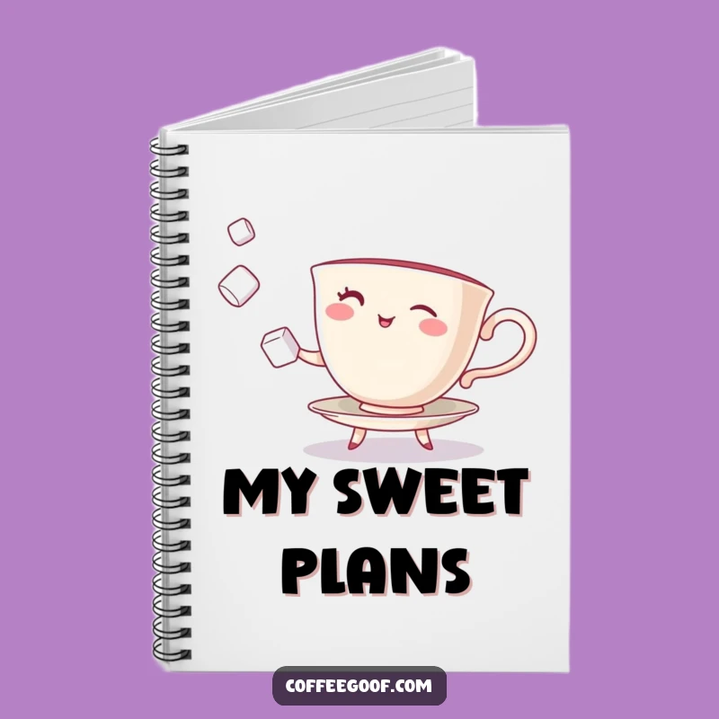 Funny Teacup Notebook: Winking Juggler, Playful Journaling & Whimsical Gift
