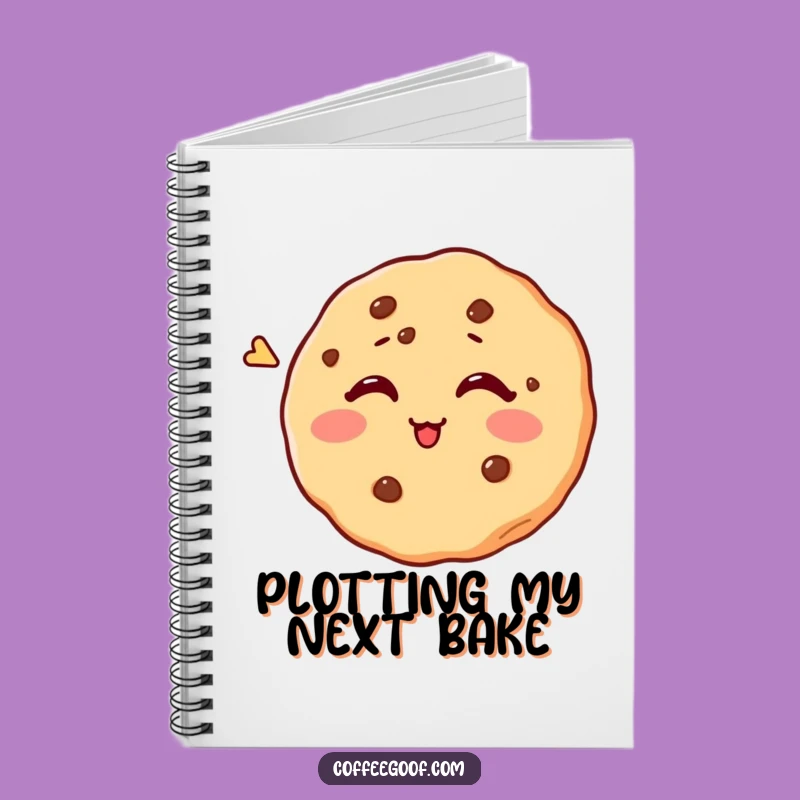 Funny Winking Cookie Notebook - Jot Down Your Sweetest Thoughts!