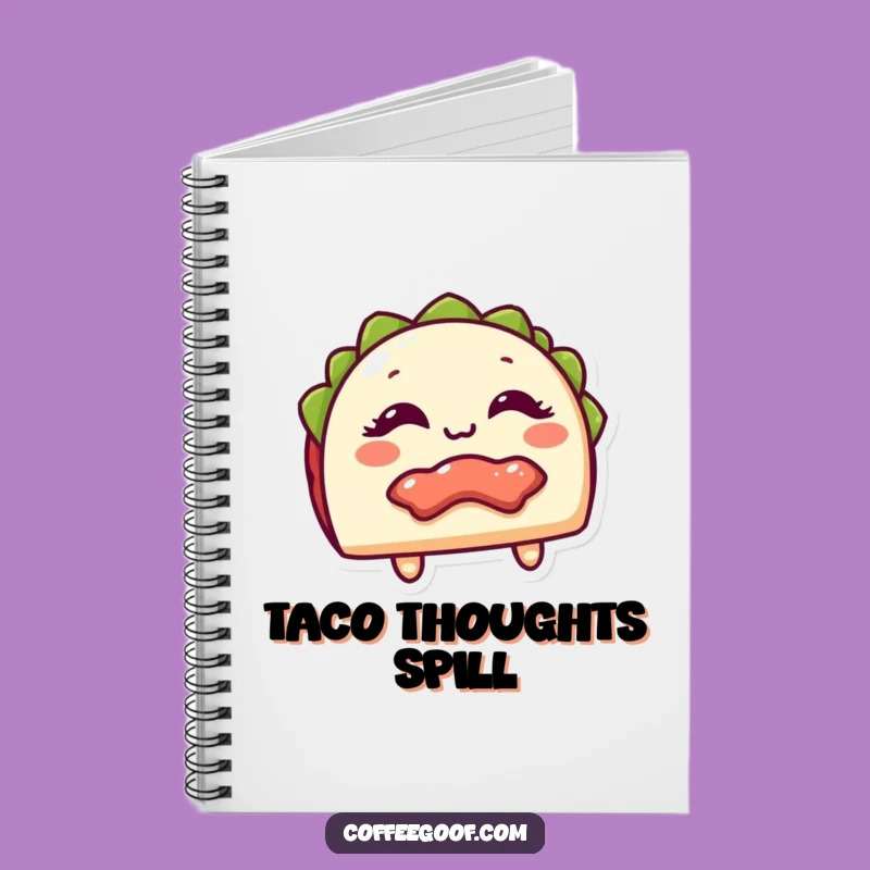 Funny Taco Notebook: Giggling Filling for Spicy Ideas Funny Gift