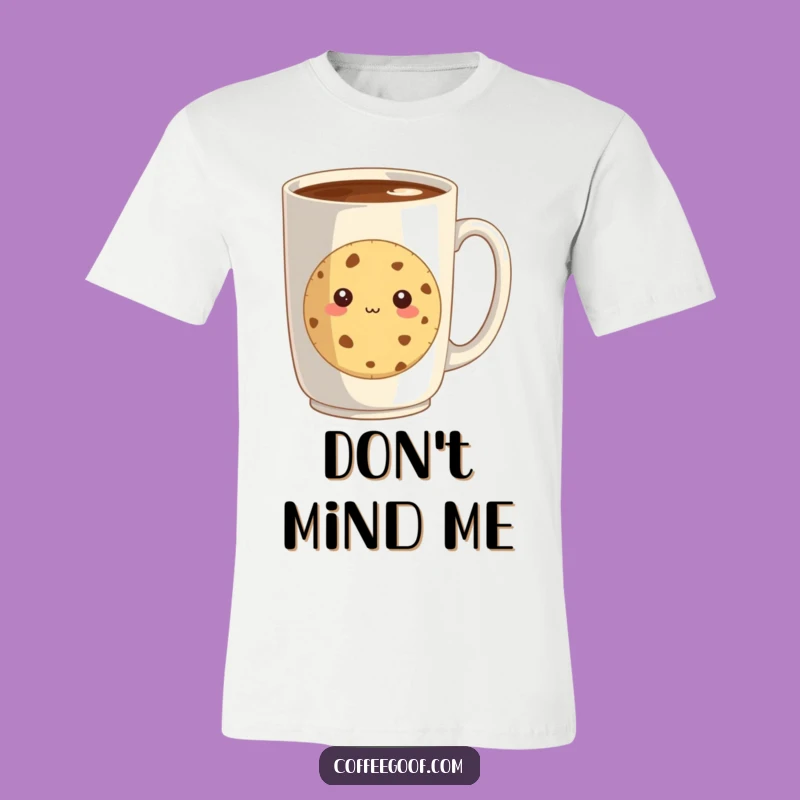 Funny Shy Cookie T-Shirt: Wear Your Sweetness with Adorable Charm