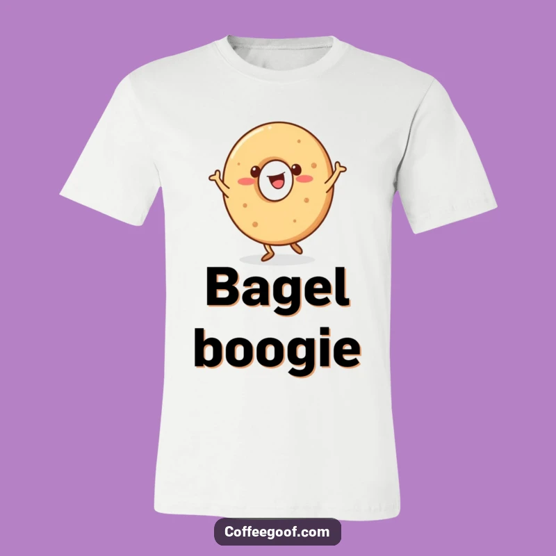 Funny Bagel T-Shirt: Happy Jig Dance, Hilarious Treat for Fun-Loving People
