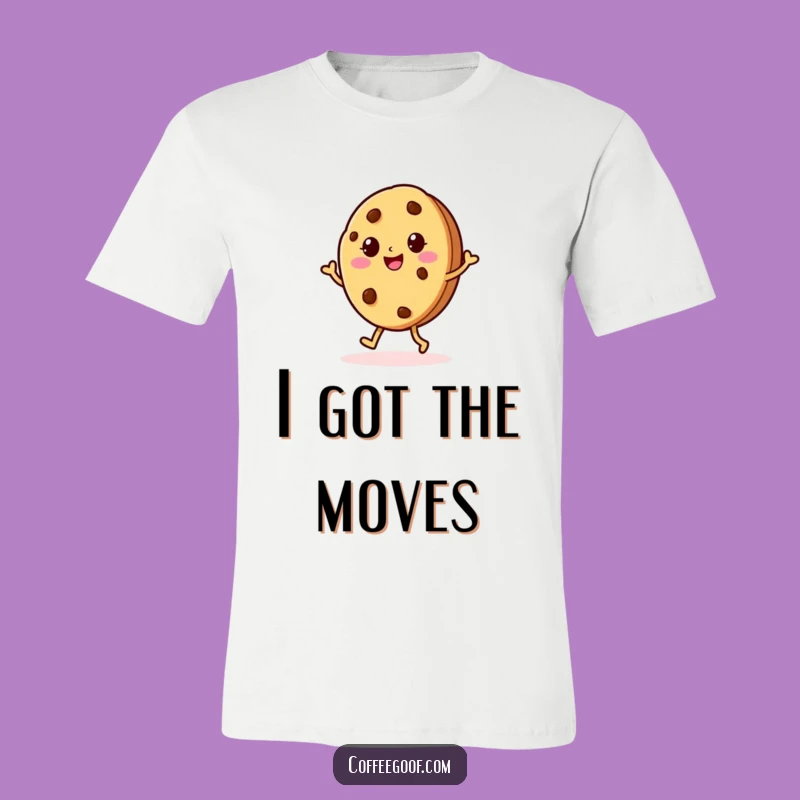 Funny Cookie Jig T-Shirt: Cheerful Baked Character Tee for Fun Lovers