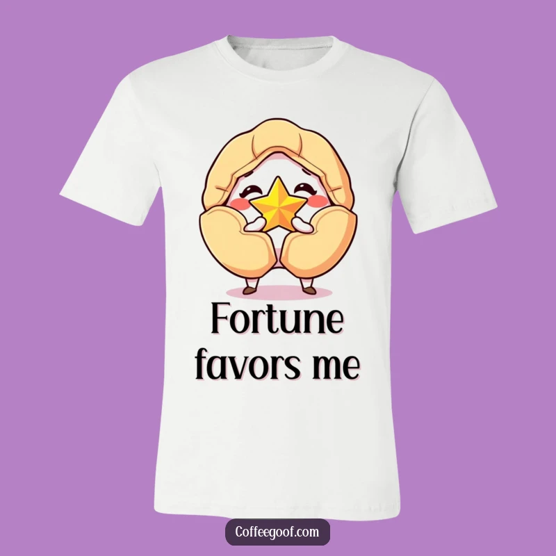 Funny Fortune Cookie T-Shirt: Golden Star Surprise, Perfect Humorous Tee