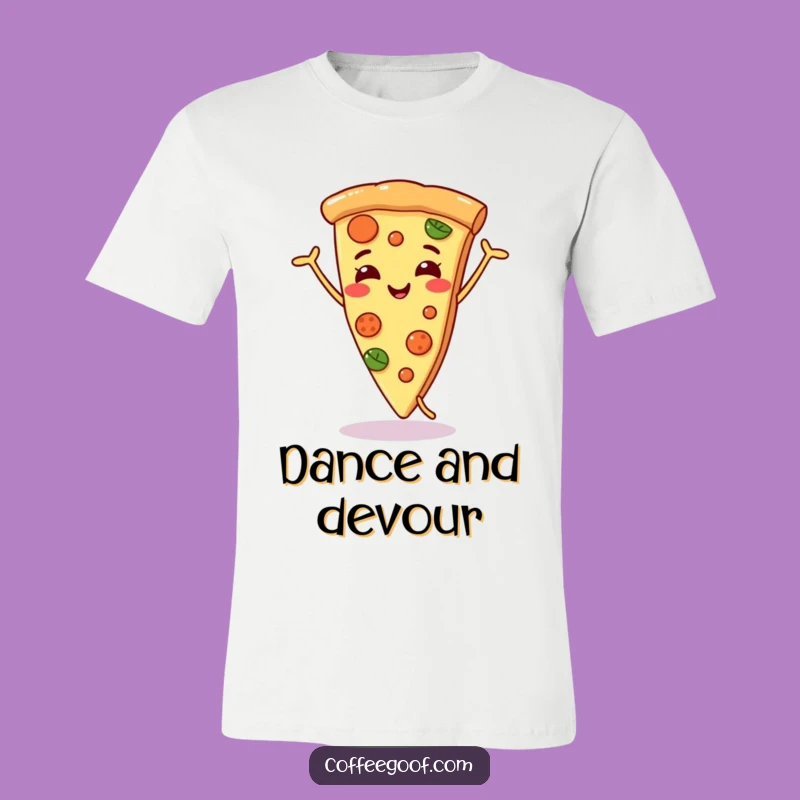 Funny Pizza Dance T-Shirt - Silly Slice Tee, Perfect Funny Gift