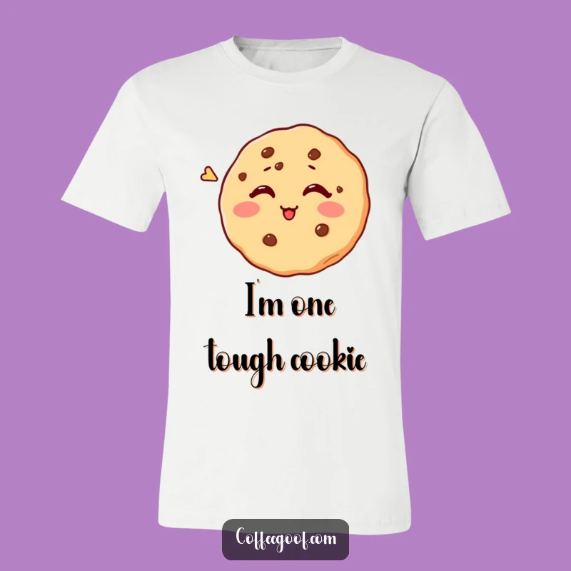 Funny Winking Cookie T-Shirt - Wear Your Best (Failed) Wink!