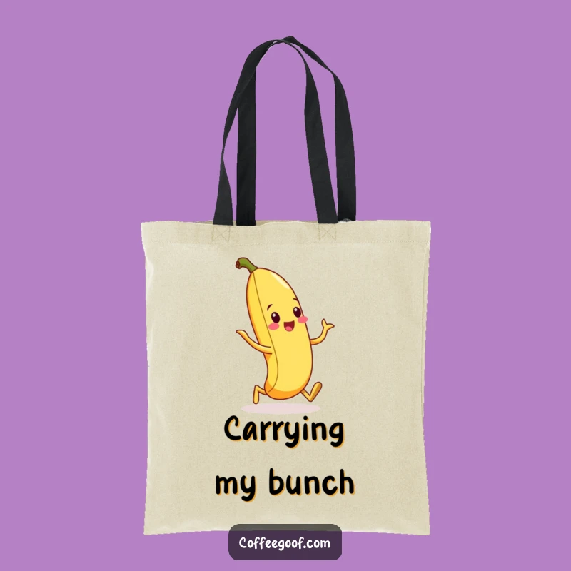 Funny Banana Peel Silly Walk Tote Bag - Carry Your Fun!