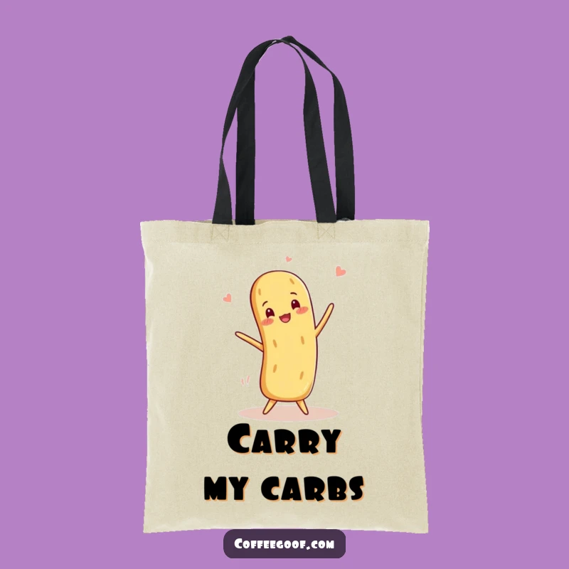 Funny Baguette Balance Tote Bag: Carry Your Goods with Style, Ideal Gift