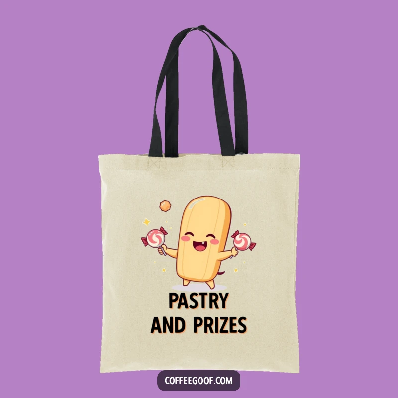 Funny Baguette Juggling Candy Tote Bag: Carry Your Sweets in Style!