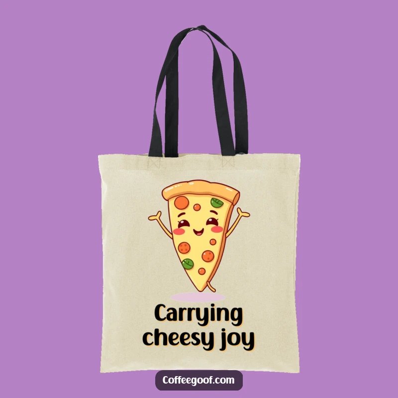 Funny Pizza Dance Tote Bag - Carry Your Fun, Perfect Funny Gift