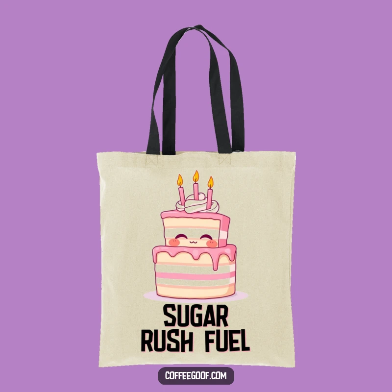 Funny Cake Tote Bag - Proud Character Shopping Bag, Perfect Funny Gift!